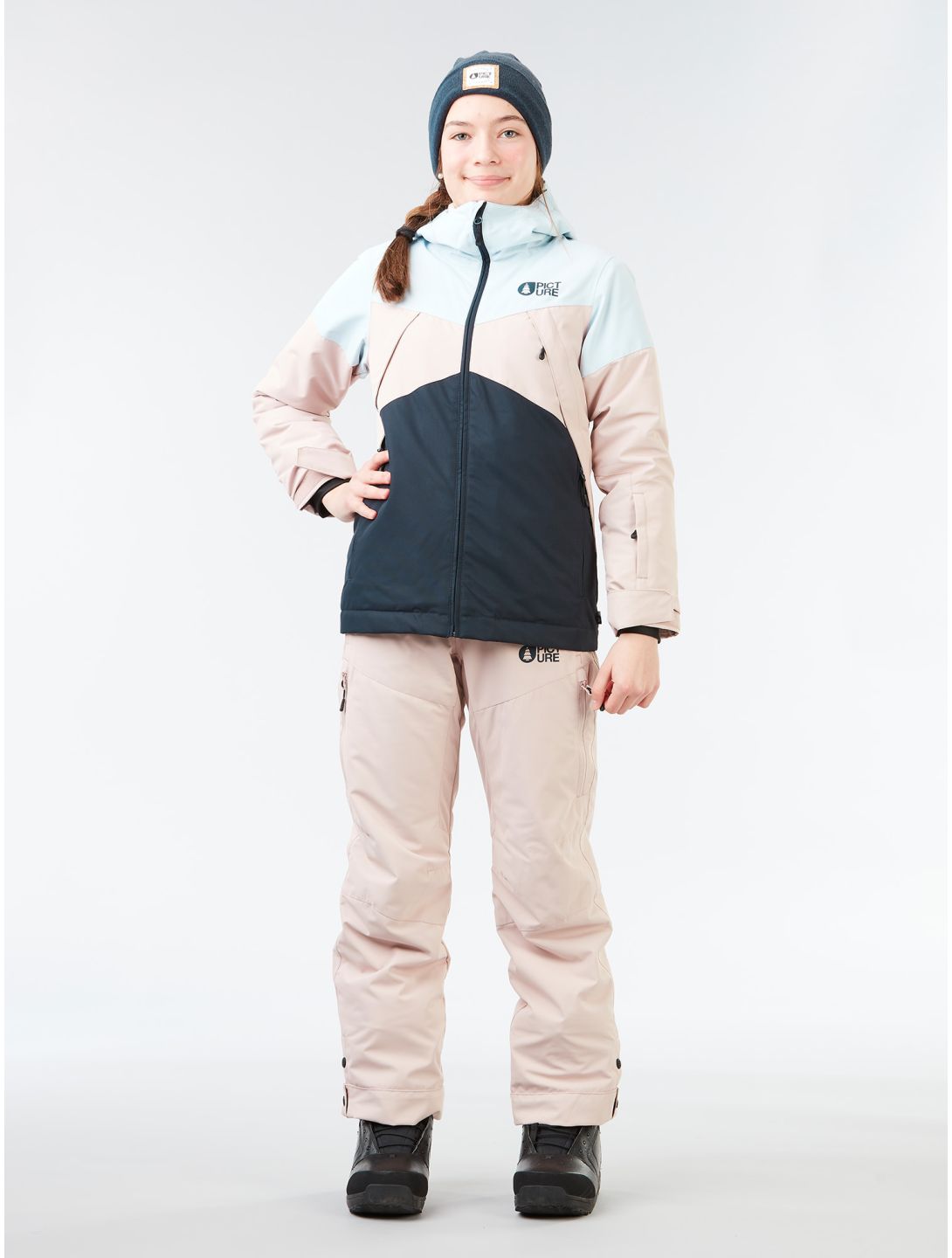 Picture, Seady veste de ski enfants Dark Blue bleu, rose 