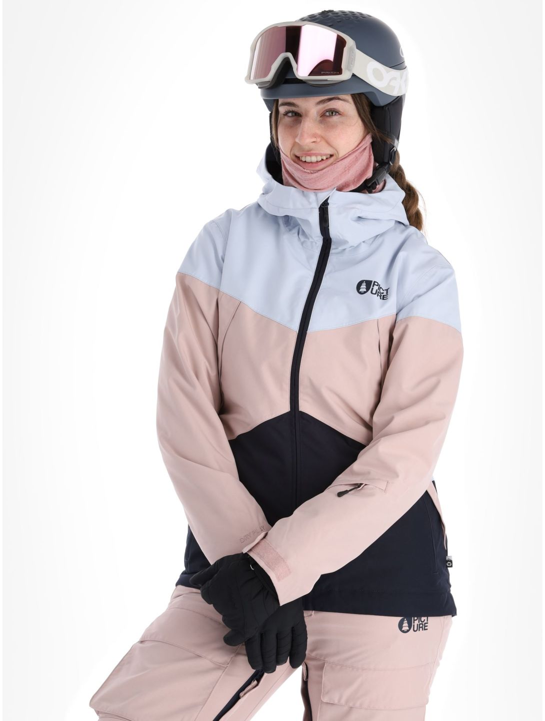 Picture, Seakrest veste de ski femmes Dark Blue bleu, rose 