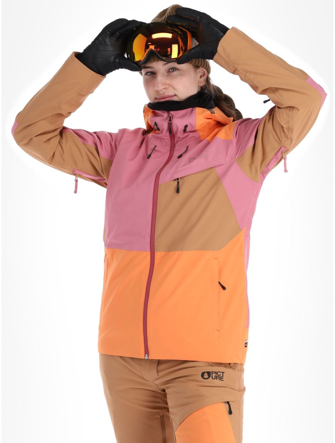 Picture, Seen veste de ski femmes Cashmere Rose beige, orange, rose 