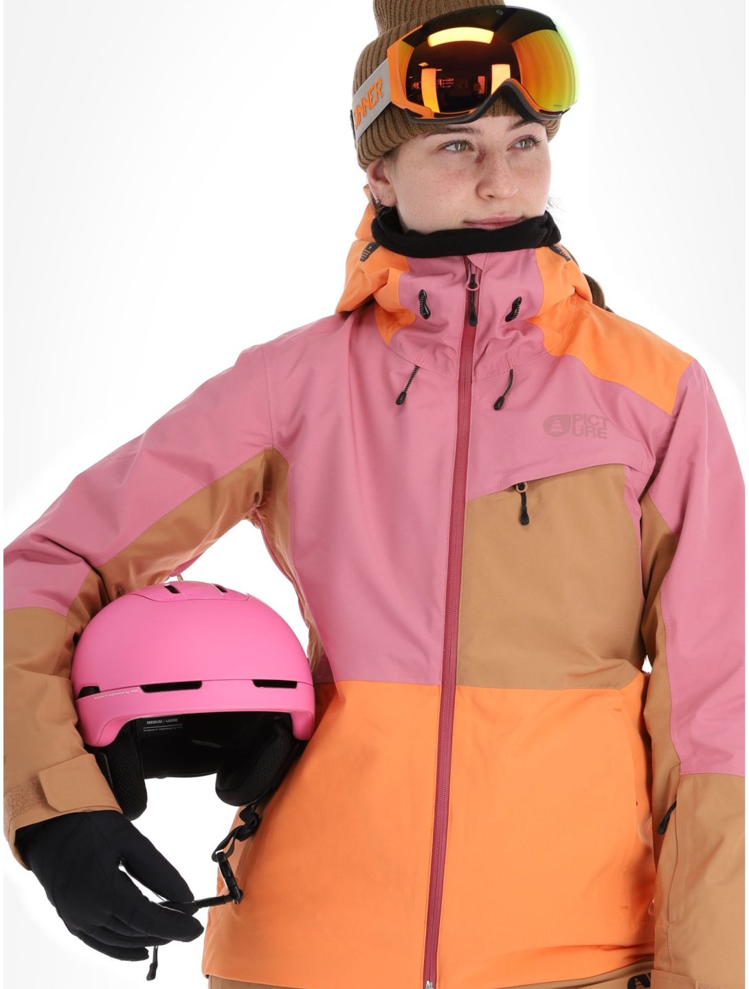 Picture, Seen veste de ski femmes Cashmere Rose beige, orange, rose 