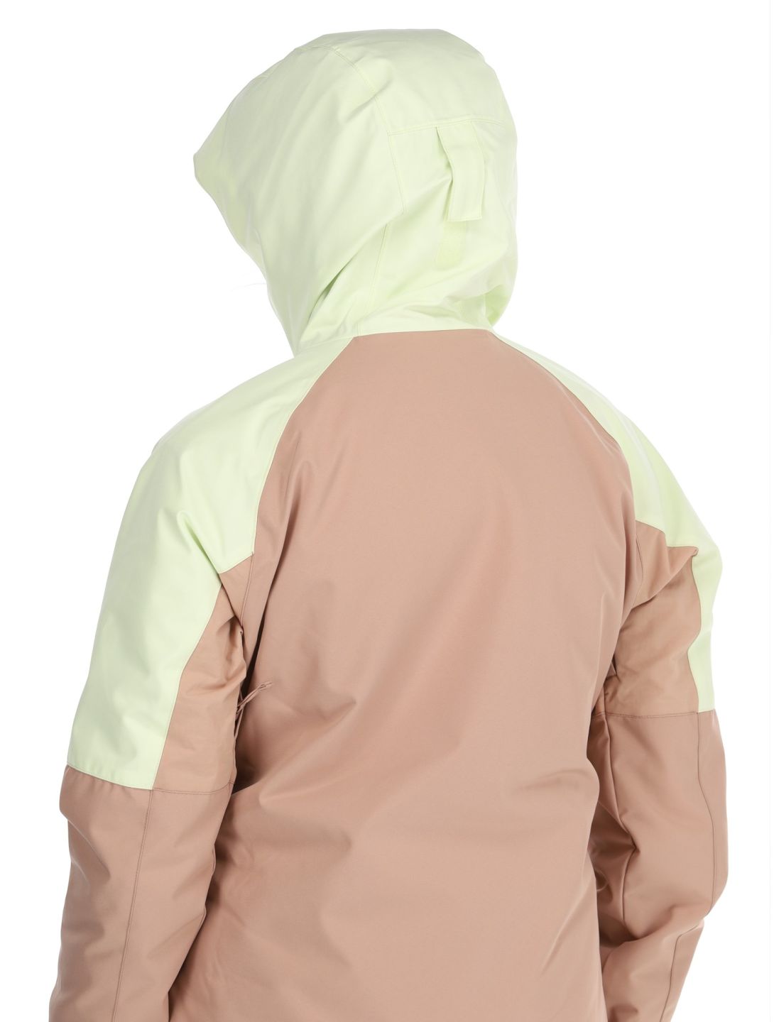 Picture, Sitkah veste de ski femmes Lime Cream Roebuck brun, vert 