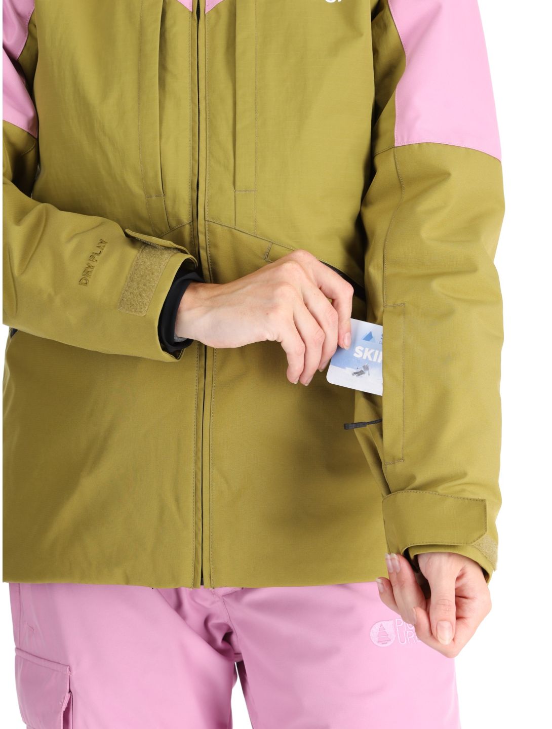 Picture, Sitkah veste de ski femmes Orchid Green Moss rose, vert 