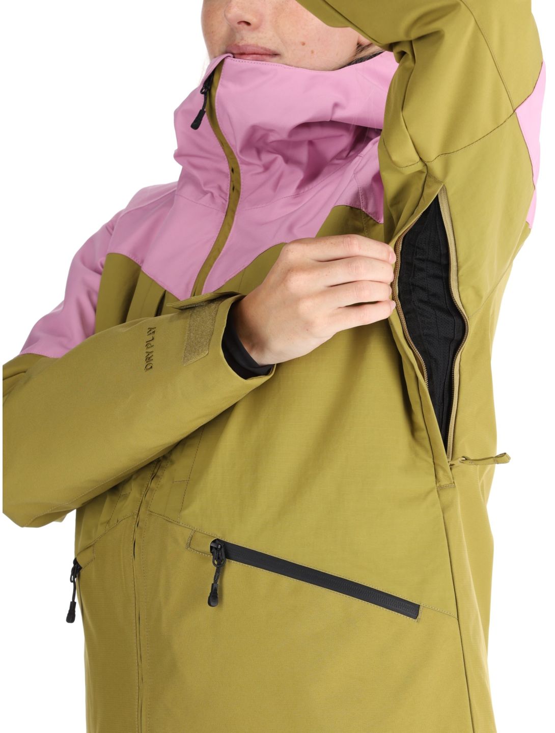 Picture, Sitkah veste de ski femmes Orchid Green Moss rose, vert 