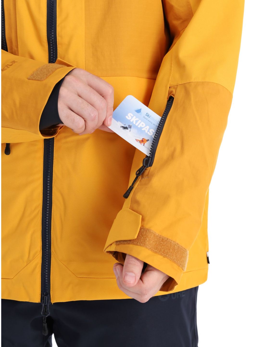 Picture, Stone veste de ski hommes Autumn Blaze jaune 