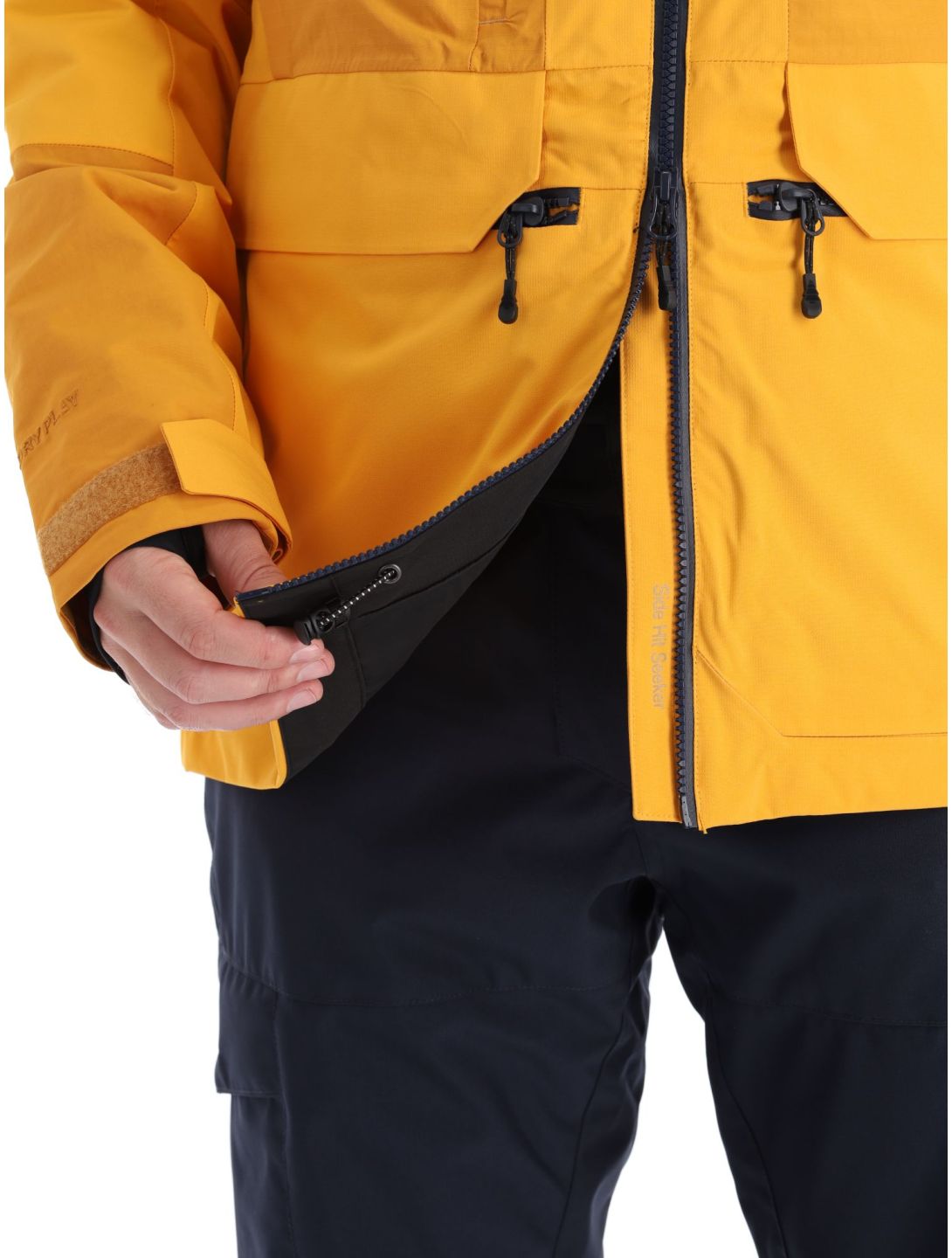 Picture, Stone veste de ski hommes Autumn Blaze jaune 