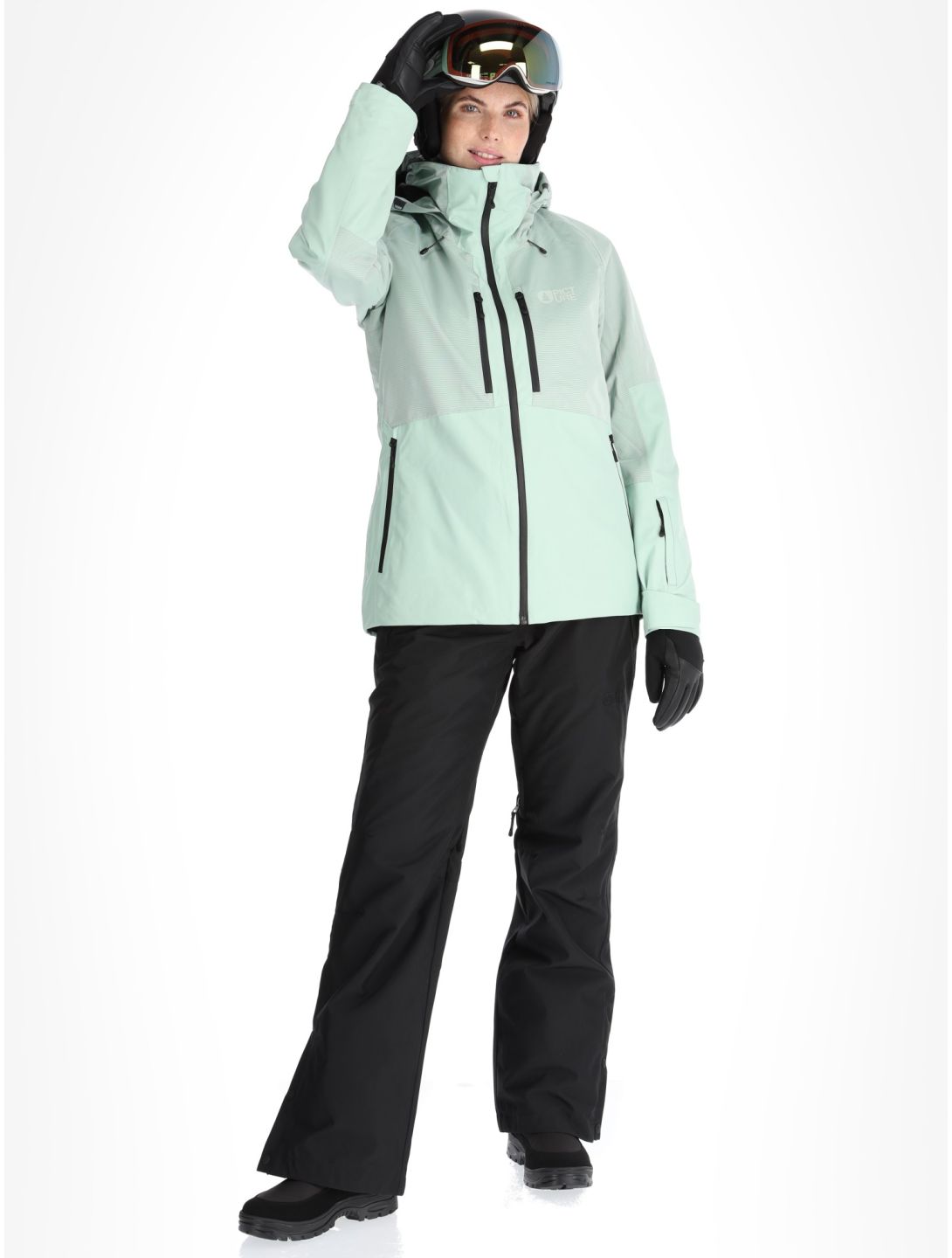 Picture, Sygna veste de ski femmes Silt Green vert 