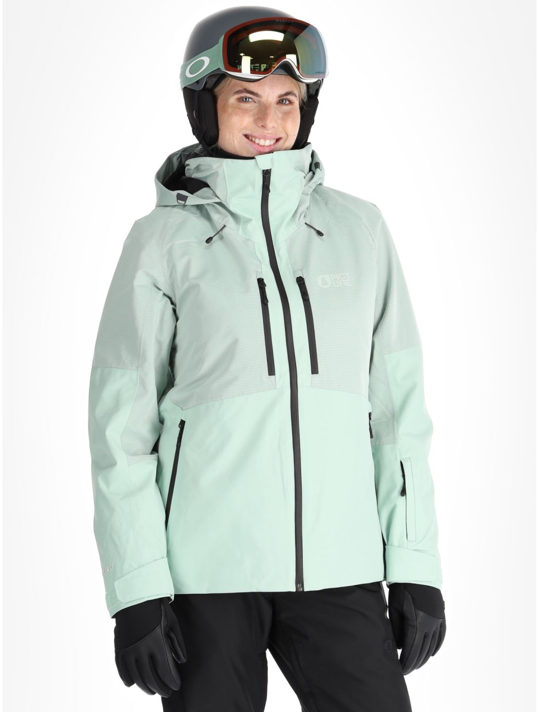 Picture, Sygna veste de ski femmes Silt Green vert 