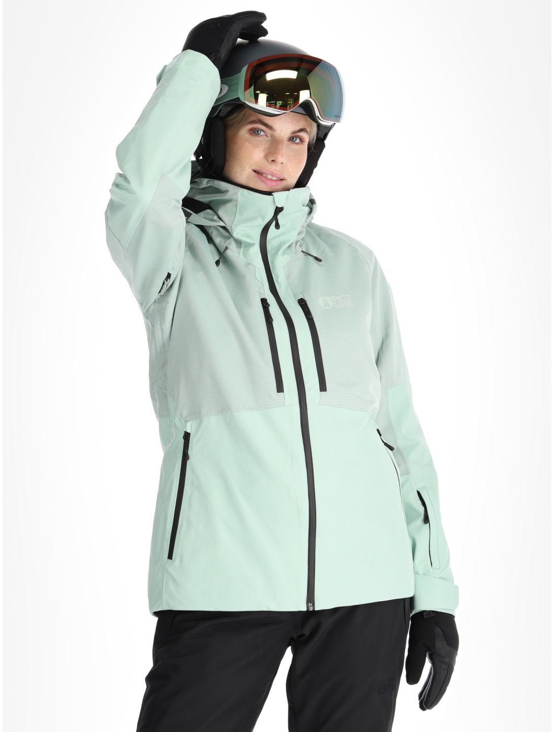 Picture, Sygna veste de ski femmes Silt Green vert 