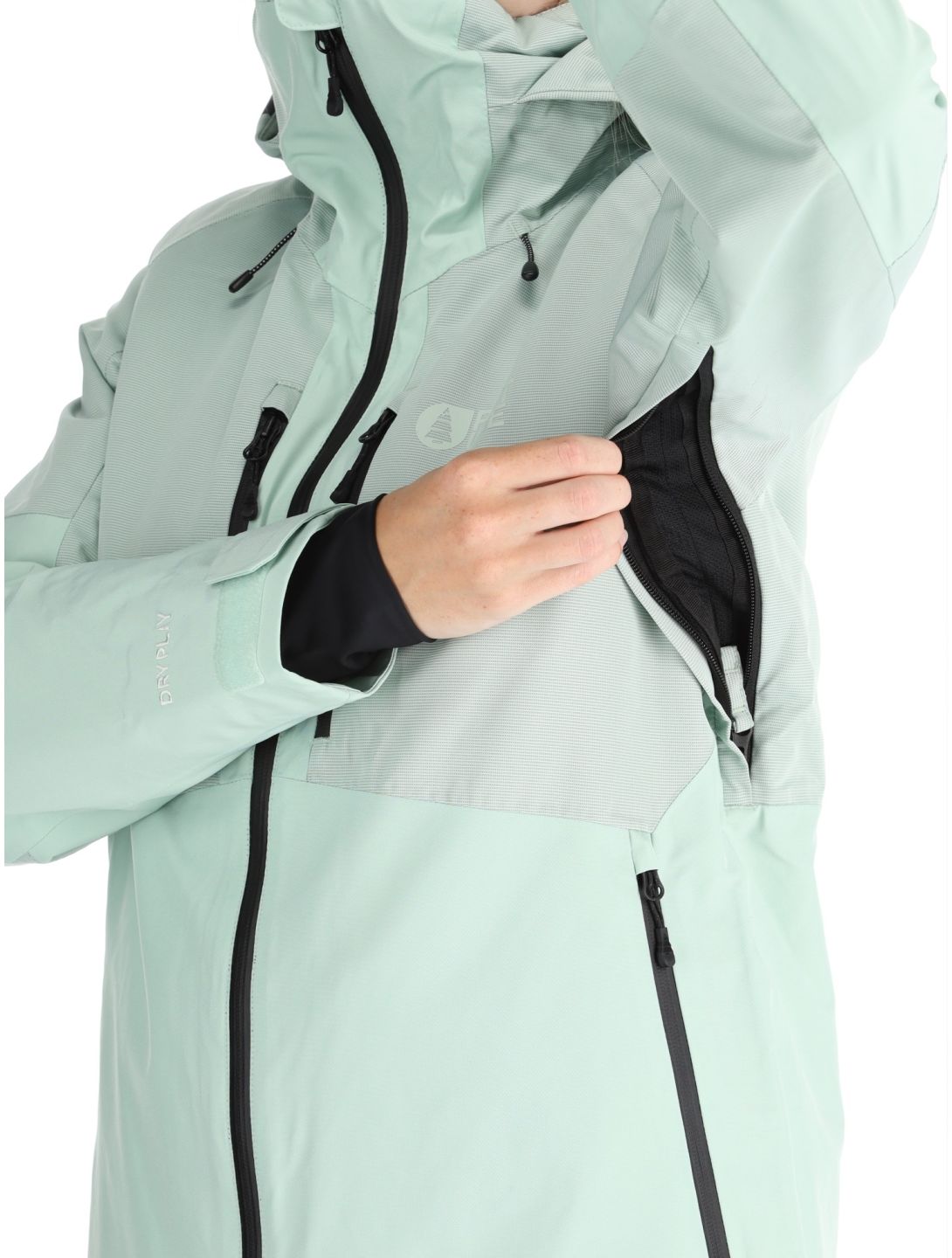 Picture, Sygna veste de ski femmes Silt Green vert 