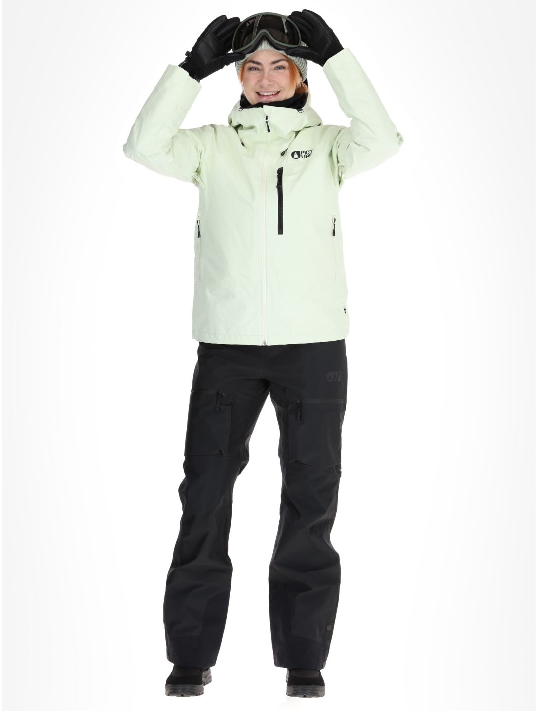 Picture, Sylva 3L veste de ski à coque dure femmes Lime Cream vert 