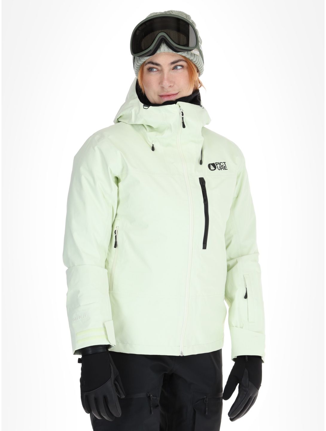 Picture, Sylva 3L veste de ski à coque dure femmes Lime Cream vert 