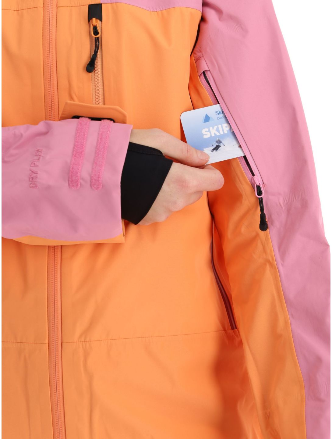 Picture, Sylva 3L veste de ski à coque dure femmes Tangerine orange, rose 