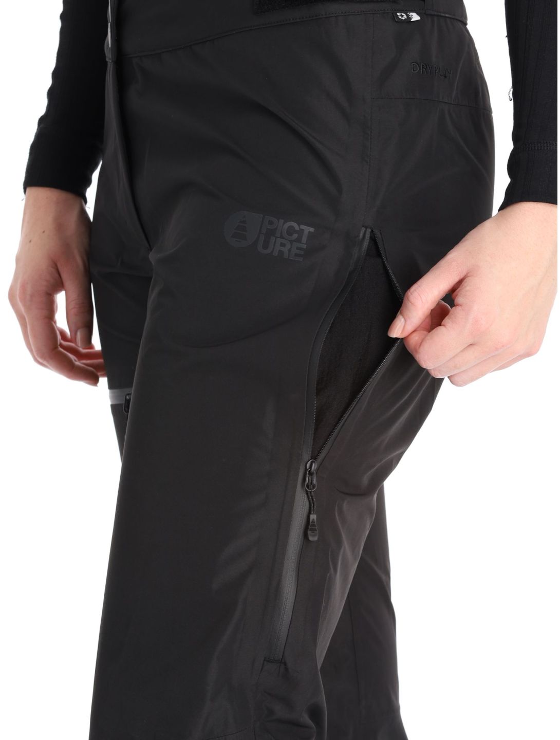 Picture, Sylva 3L pantalon de ski à coque dure femmes Black noir 