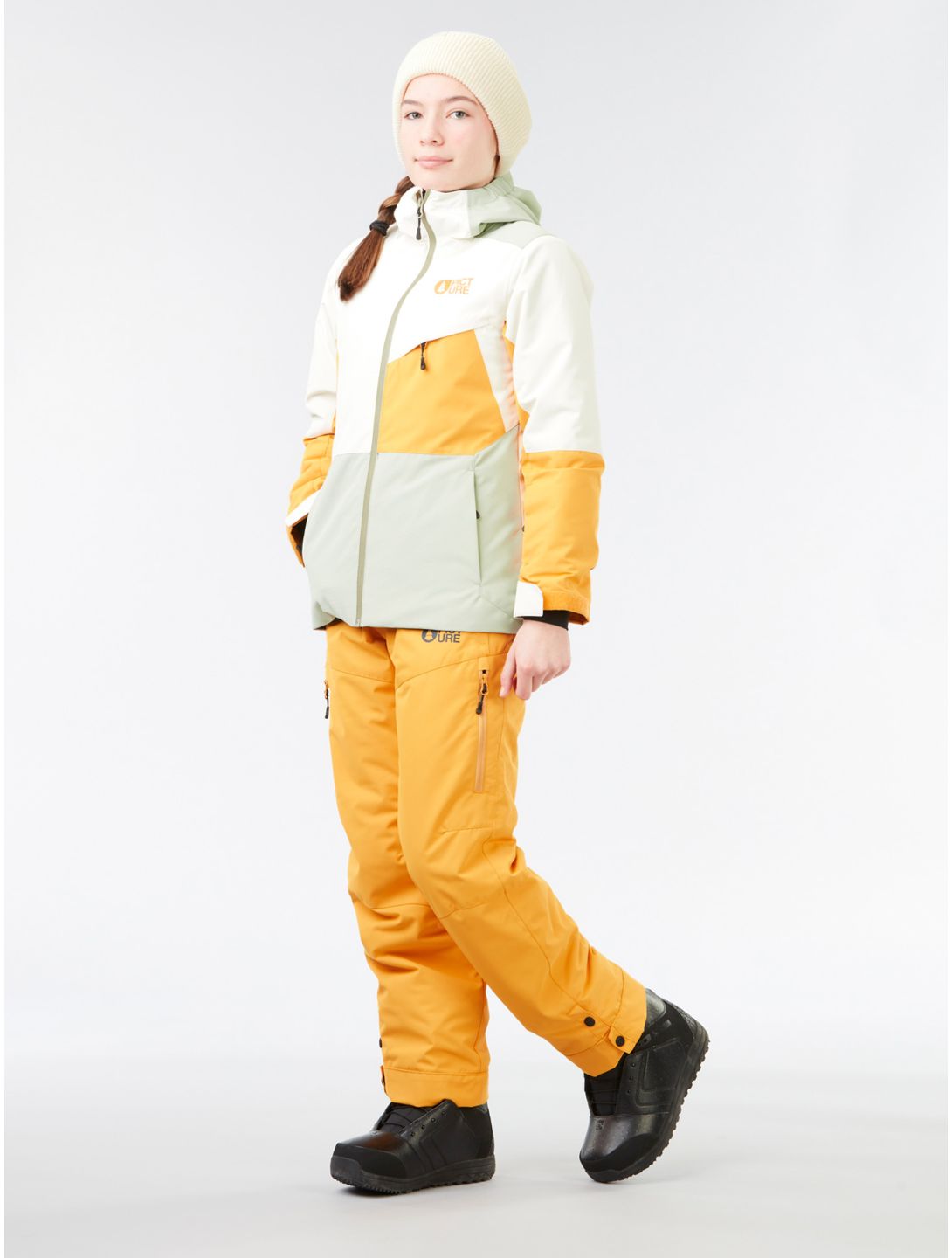 Picture, Time pantalon de ski enfants Autumn Blaze jaune 