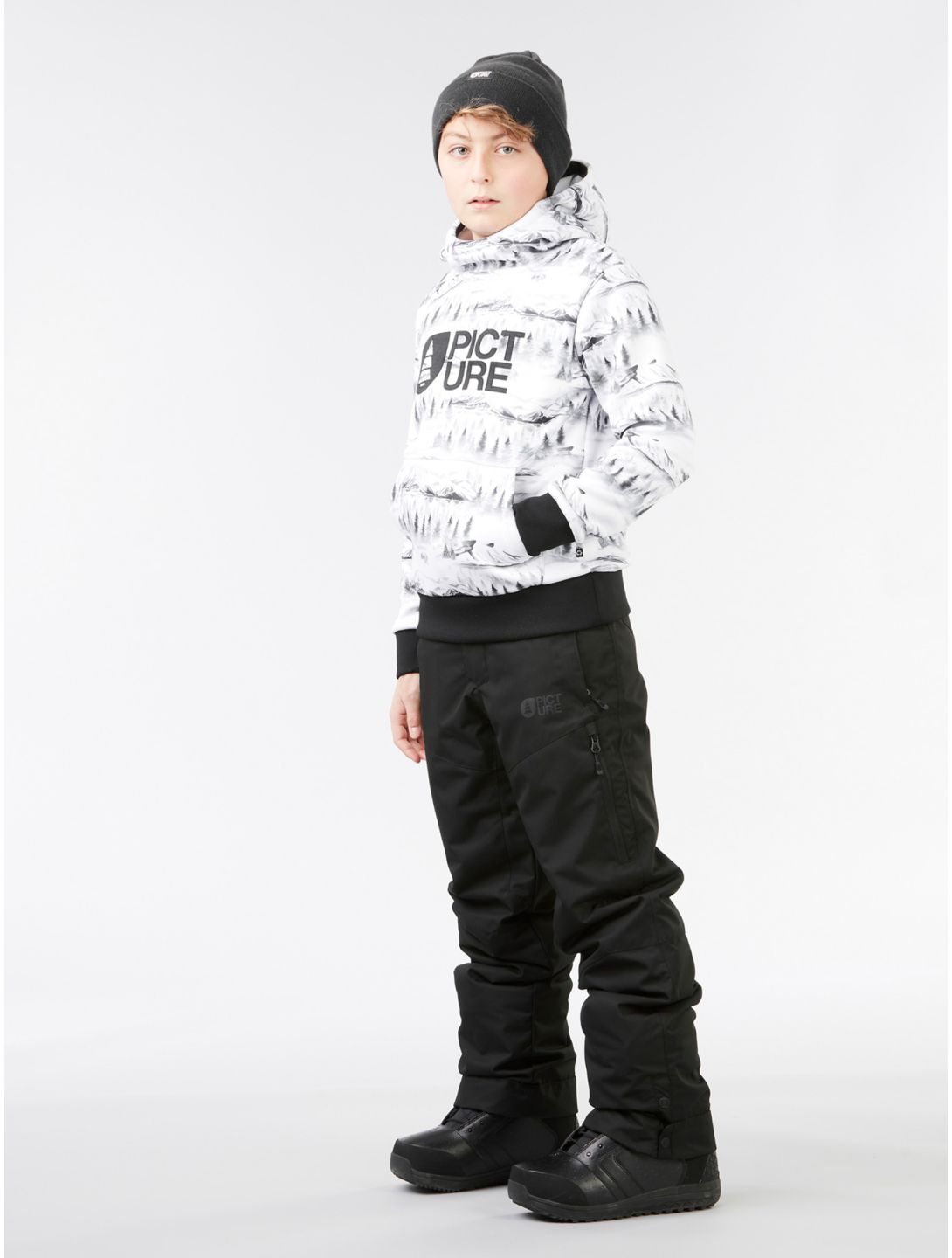 Picture, Time pantalon de ski enfants Black noir 