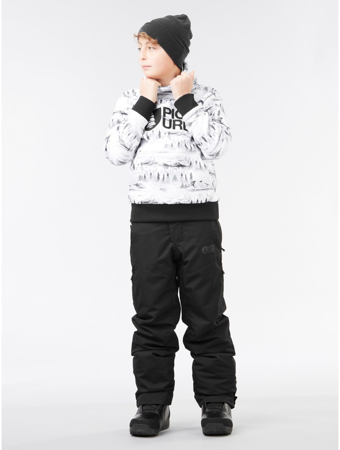 Picture, Time pantalon de ski enfants Black noir 