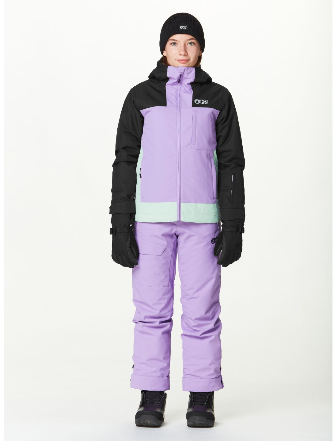 Picture, Time pantalon de ski enfants Paisley violet 