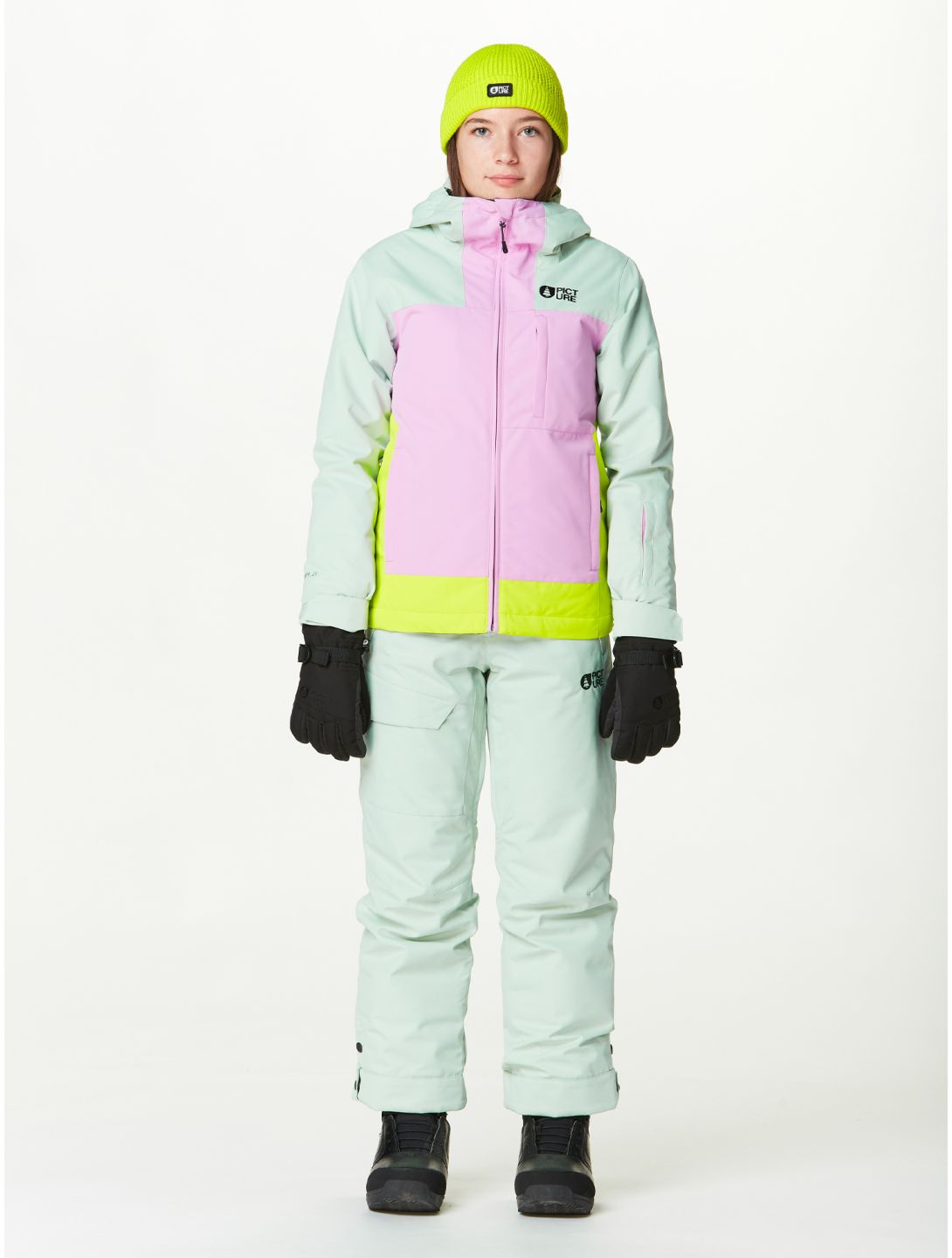 Picture, Time pantalon de ski enfants Silt Green vert 