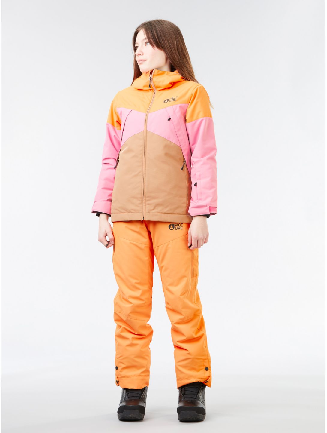 Picture, Time pantalon de ski enfants Tangerine orange 