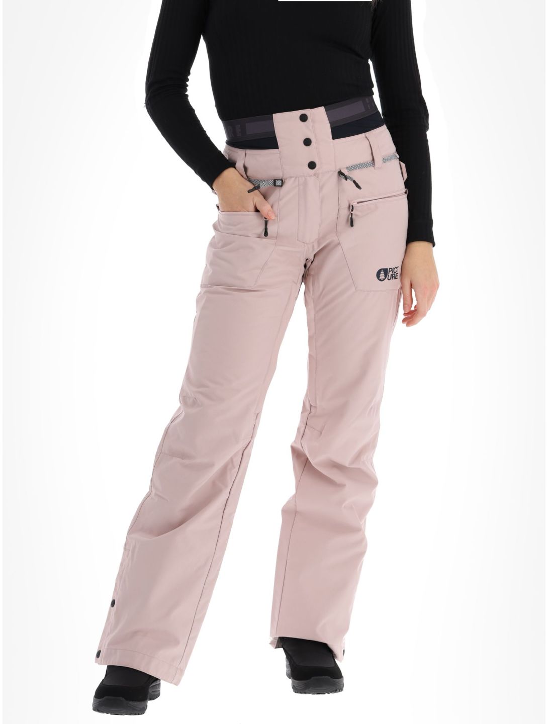 Picture, Treva pantalon de ski femmes Shadow Gray rose 