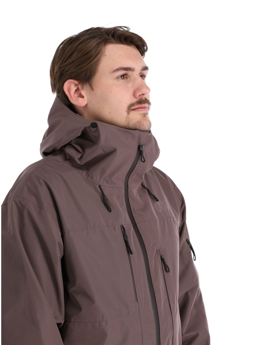 Picture, U55 veste de ski hommes Plum Truffle brun 