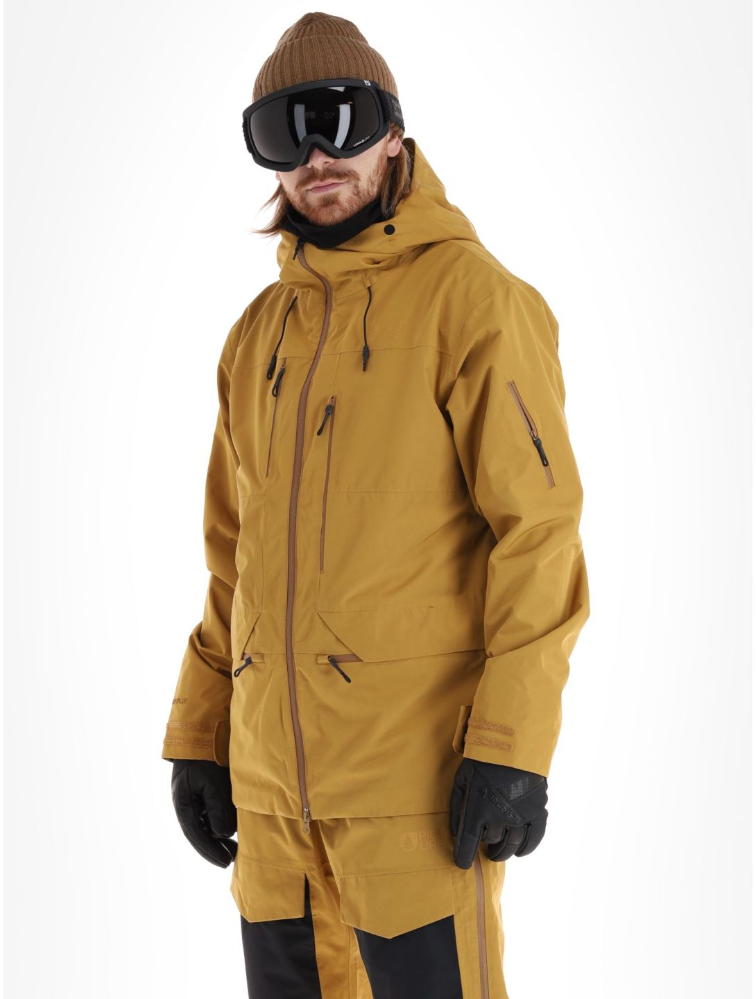 Picture, U55 veste de ski hommes Wood Thrush brun 