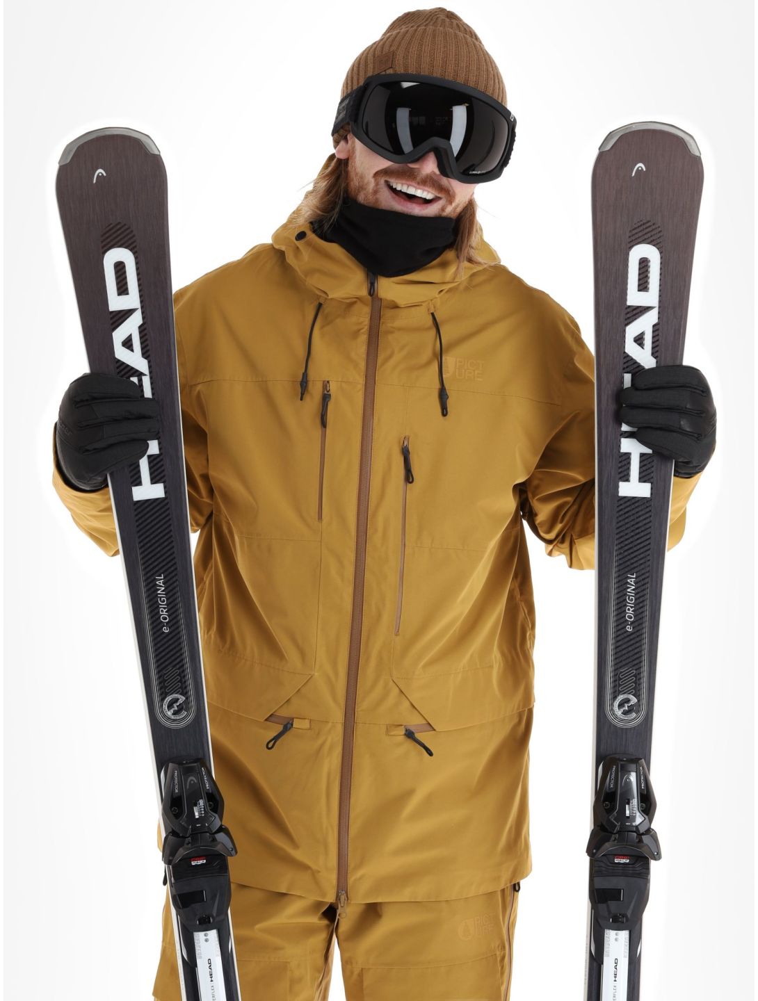 Picture, U55 veste de ski hommes Wood Thrush brun 