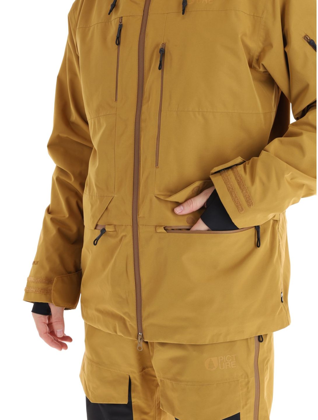 Picture, U55 veste de ski hommes Wood Thrush brun 