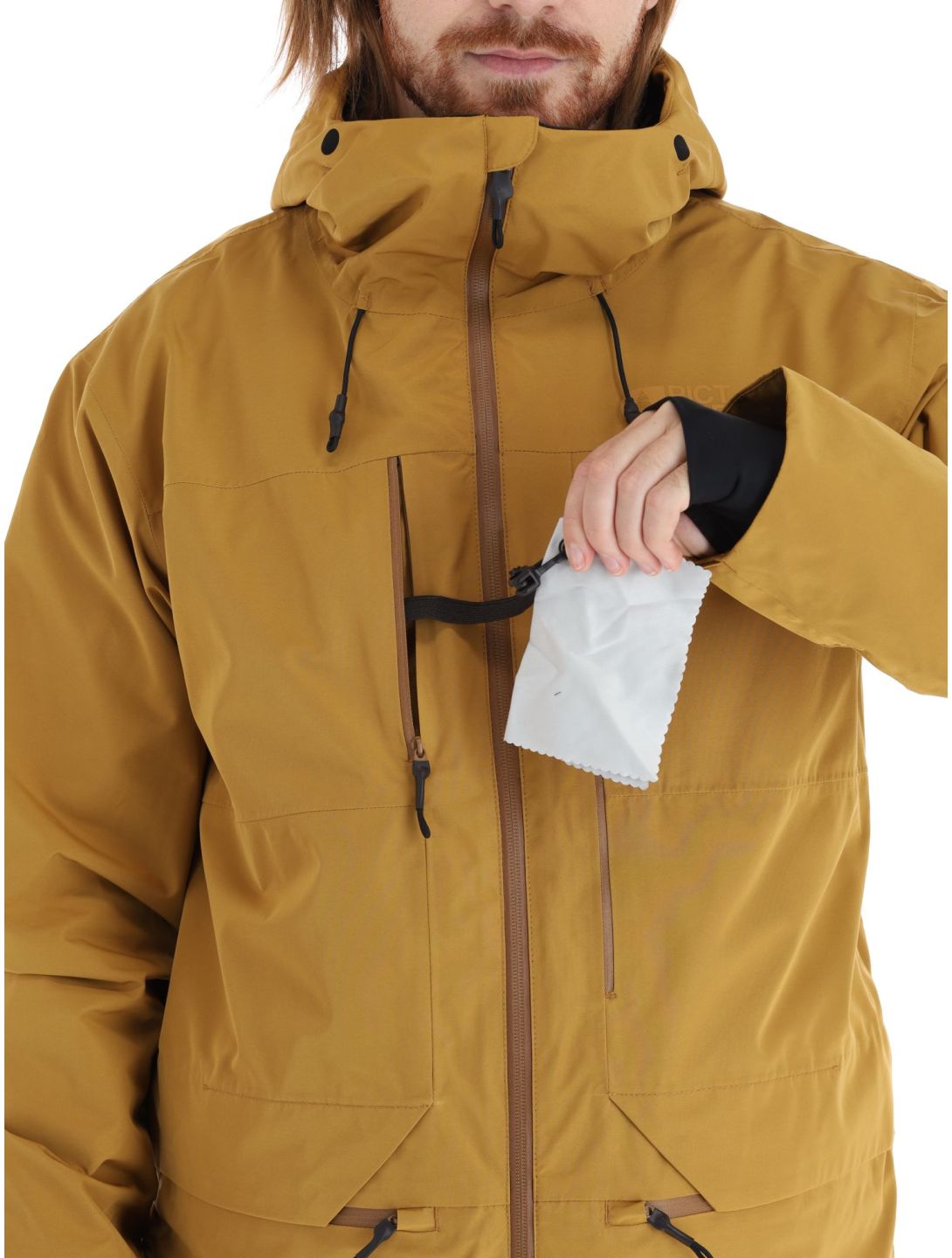 Picture, U55 veste de ski hommes Wood Thrush brun 