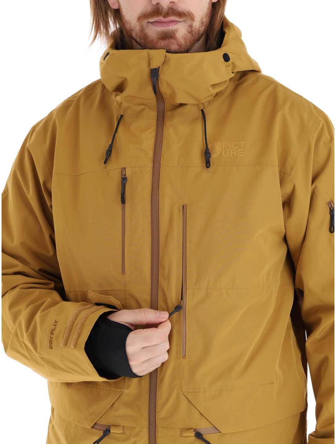 Picture, U55 veste de ski hommes Wood Thrush brun 