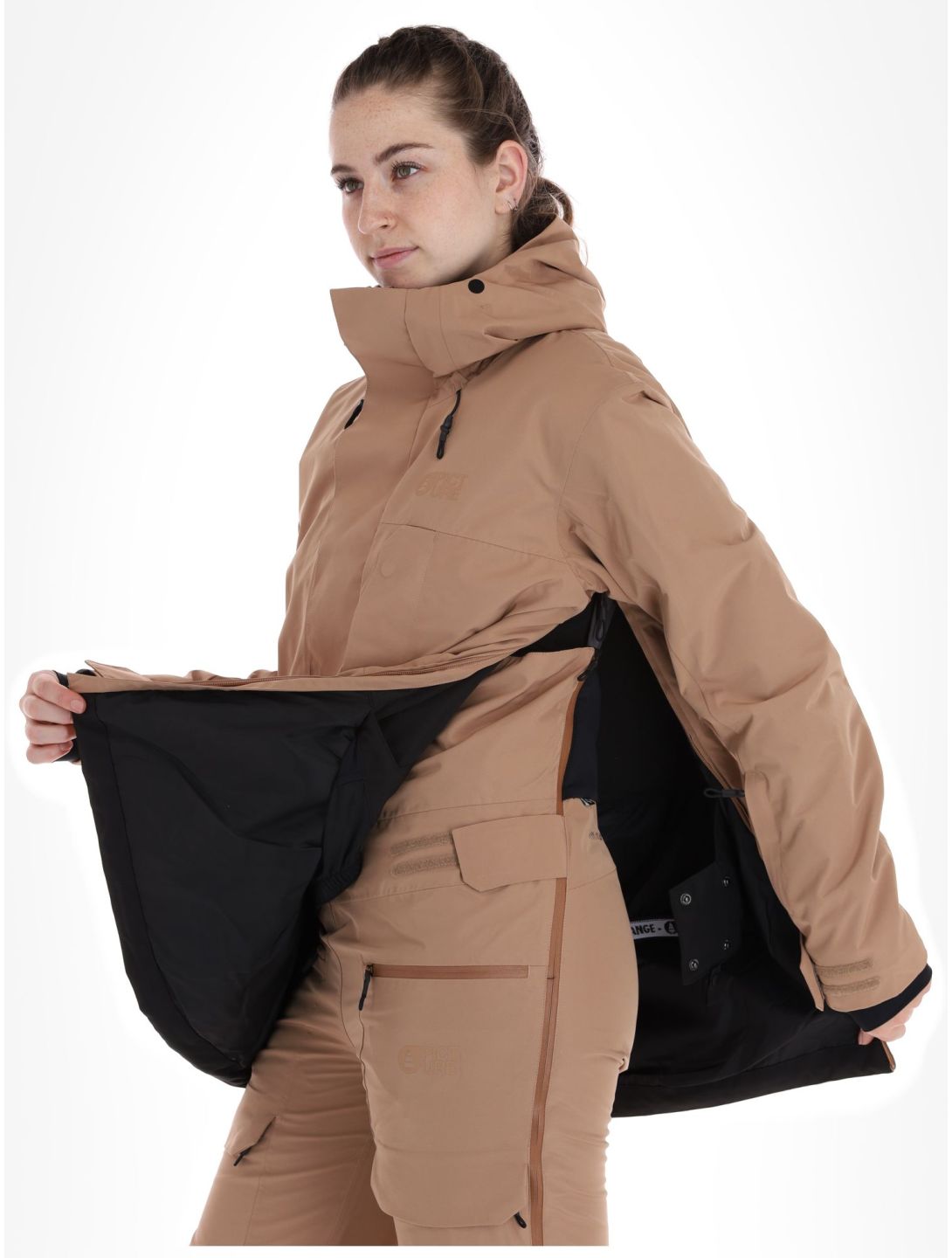 Picture, U64 anorak d'hiver femmes Mocha brun 