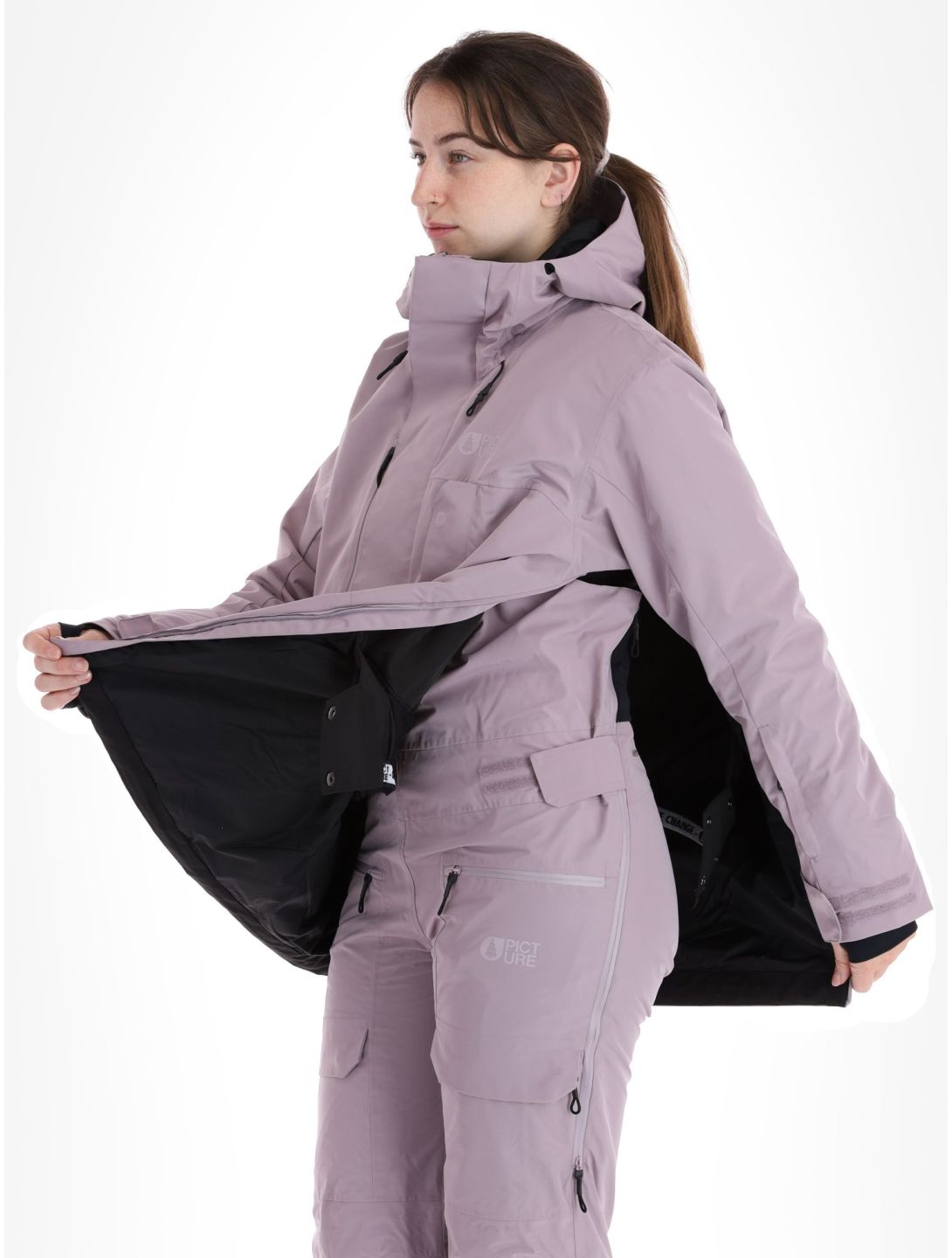 Picture, U64 anorak d'hiver femmes Sea Fog violet 