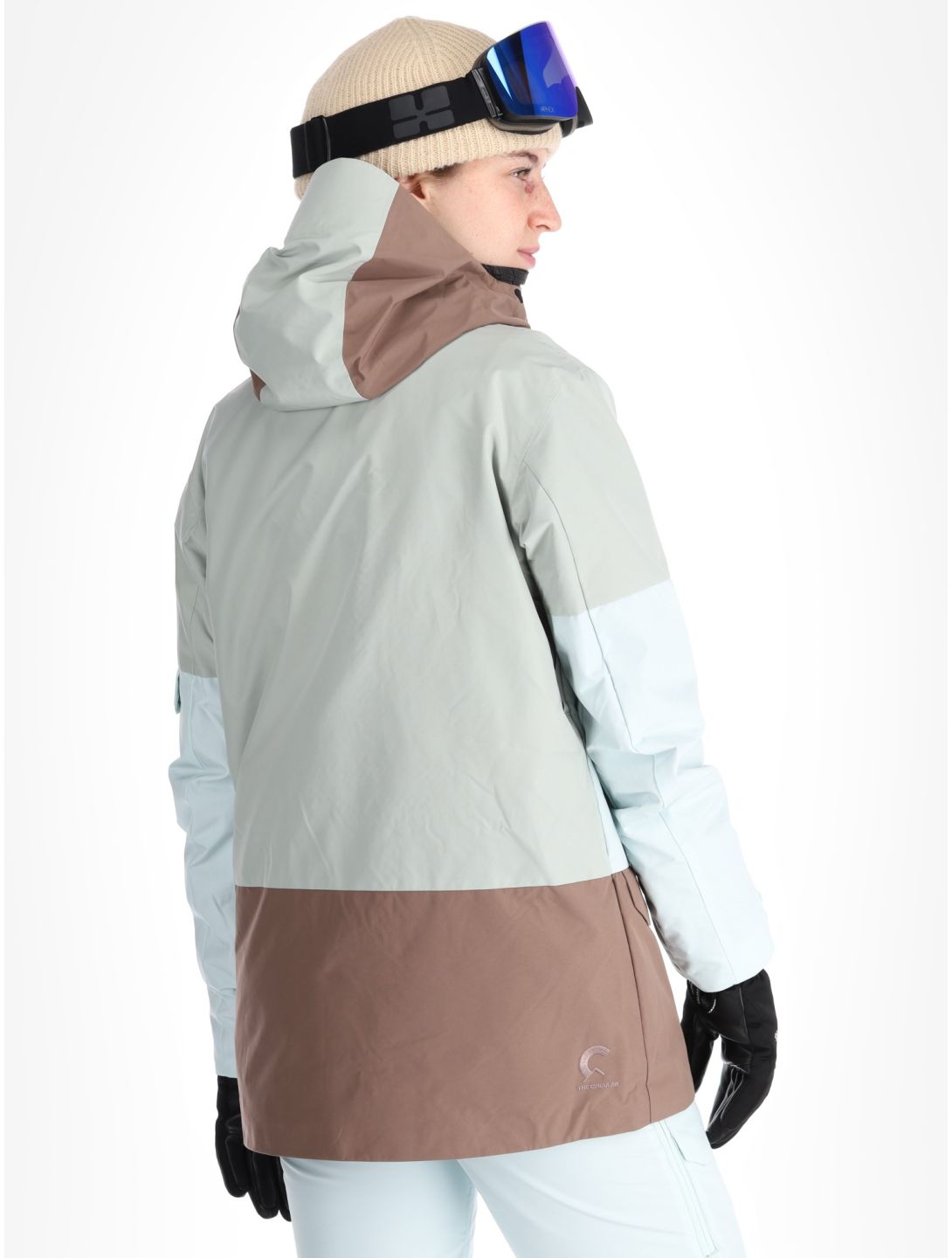 Picture, U68 veste de ski femmes Pigeon Starlight Blue Deep Taupe bleu, brun 