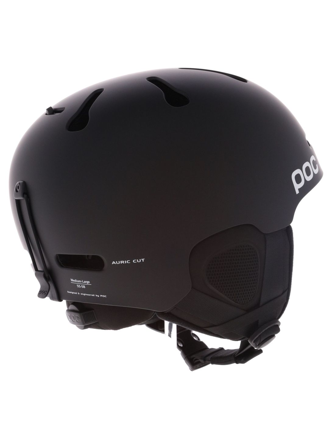 POC, Auric Cut casque de ski unisexe Matt Black noir 