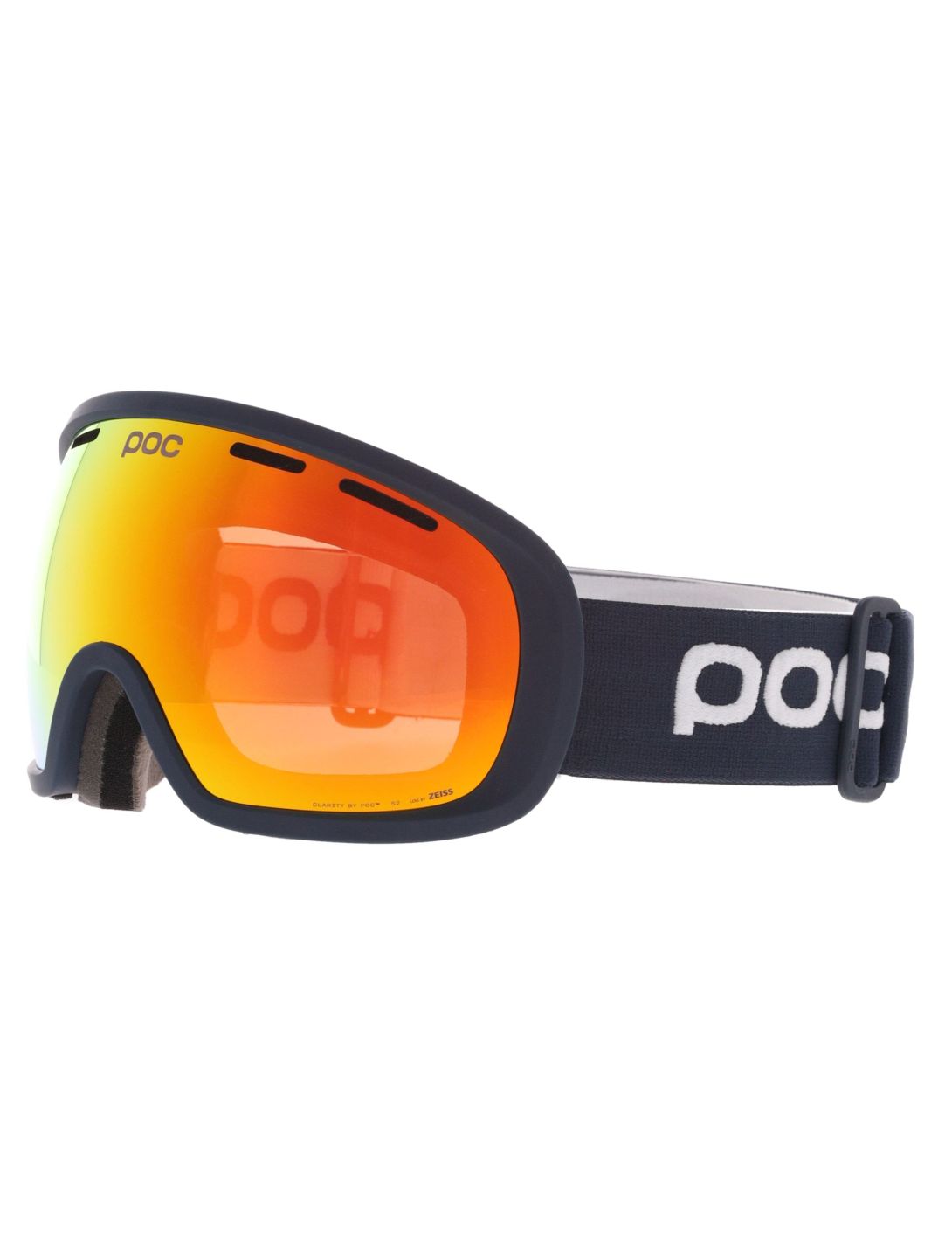 POC, Fovea lunettes de ski unisexe Apatite Navy / Partly Sunny Orange bleu, orange 