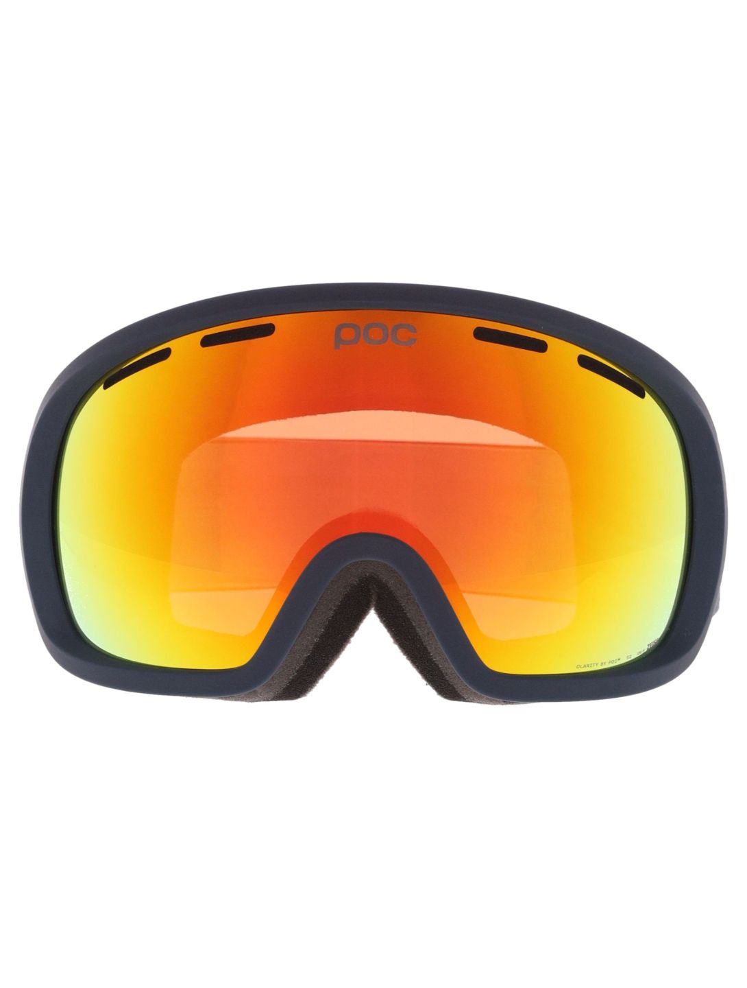 POC, Fovea lunettes de ski unisexe Apatite Navy / Partly Sunny Orange bleu, orange 