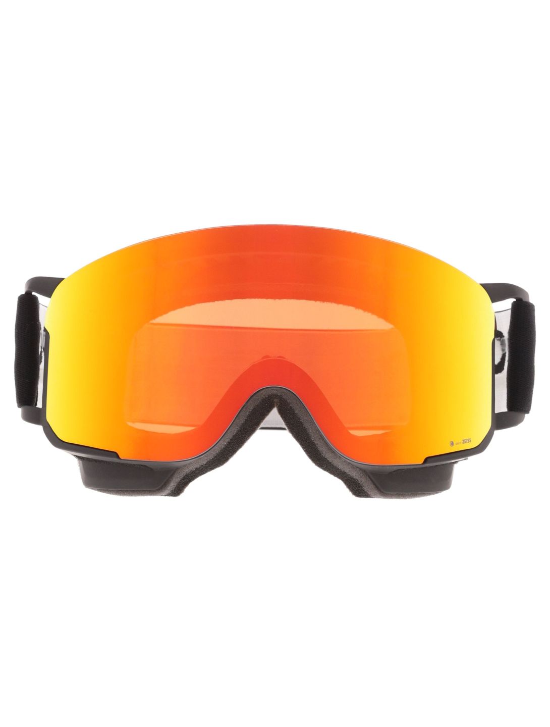 POC, Nexal Mid lunettes de ski unisexe Uranium Black / Partly Sunny Orange noir, orange 