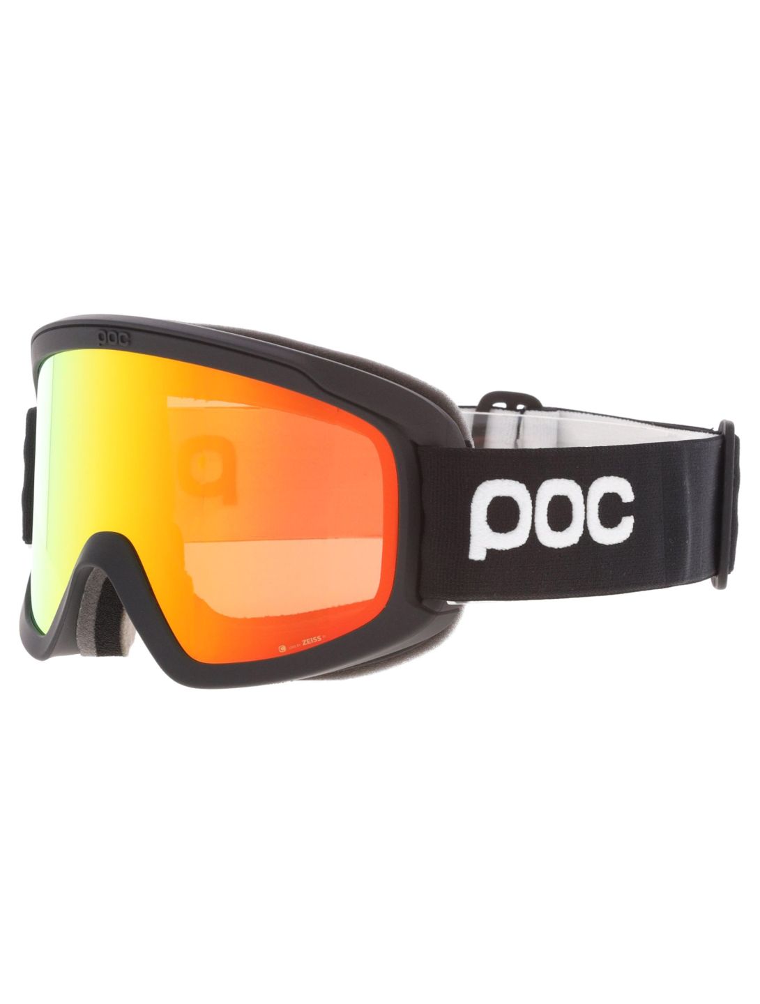 POC, Opsin lunettes de ski unisexe Uranium Black / Partly Sunny Orange noir, orange 