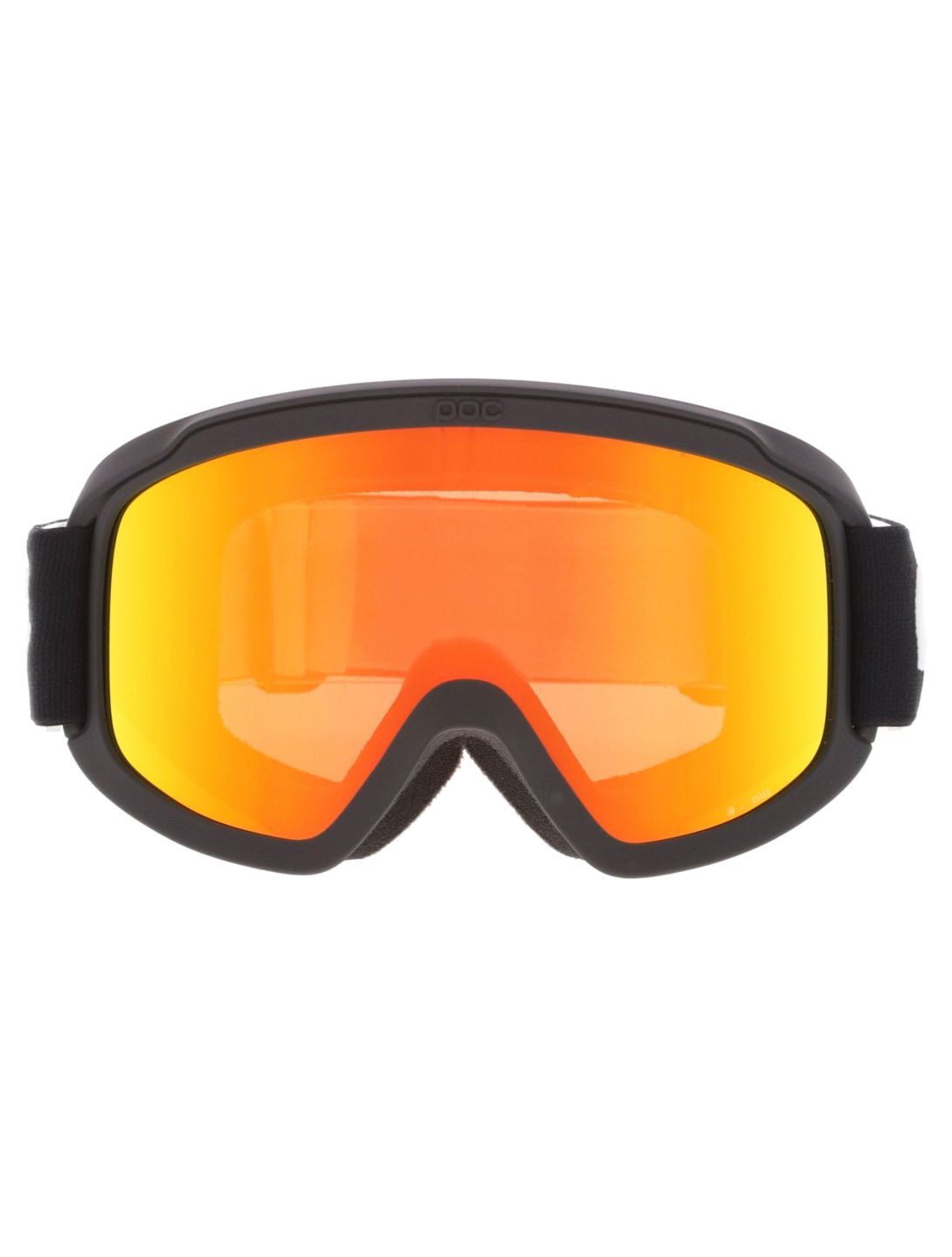 POC, Opsin lunettes de ski unisexe Uranium Black / Partly Sunny Orange noir, orange 