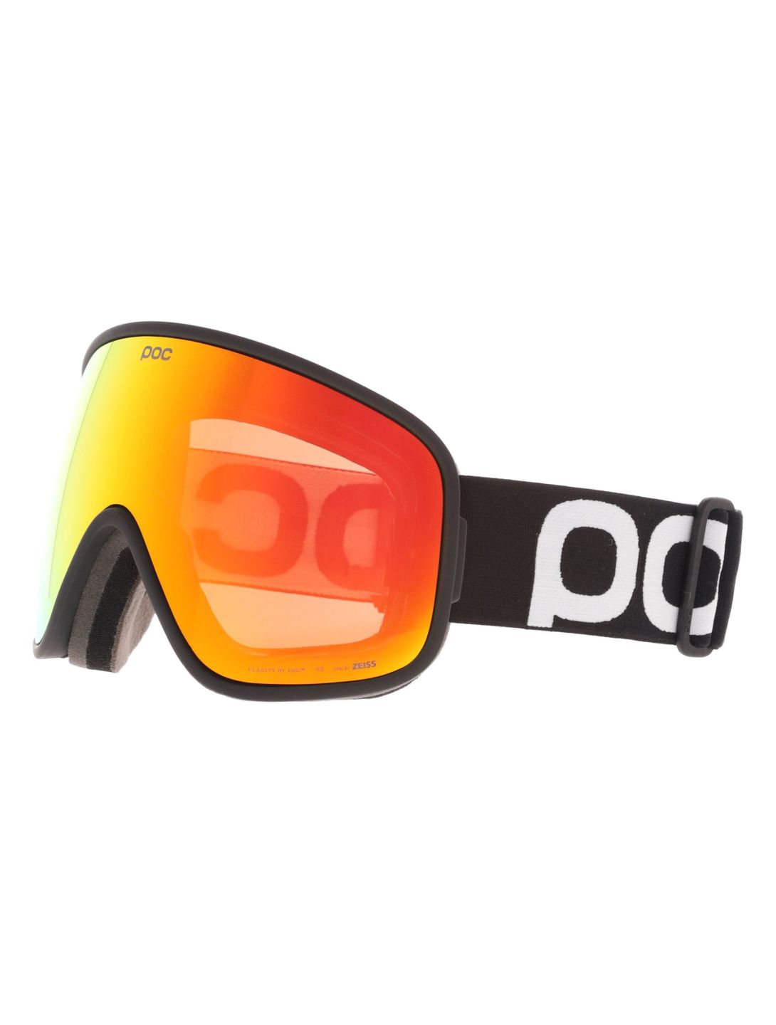 POC, Vitrea lunettes de ski unisexe Uranium Black / Partly Sunny Orange noir, orange 