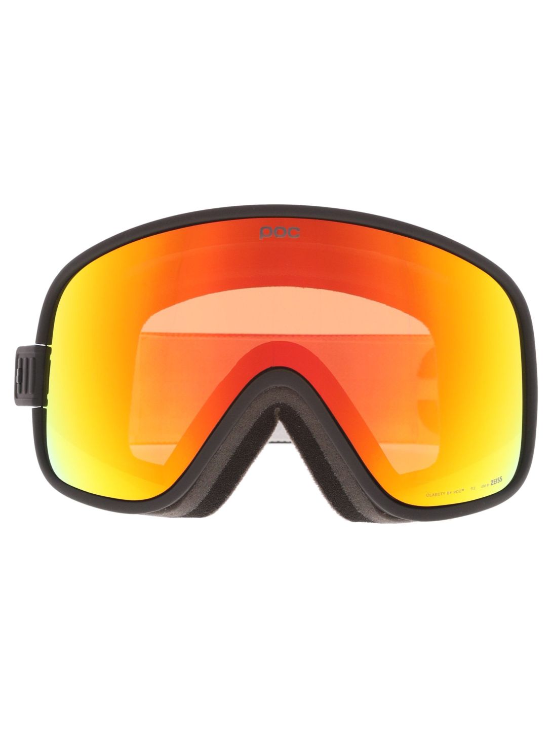 POC, Vitrea lunettes de ski unisexe Uranium Black / Partly Sunny Orange noir, orange 