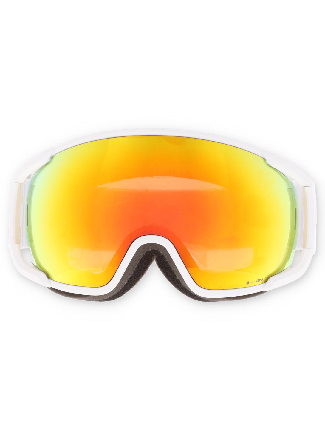 POC, Zonula lunettes de ski unisexe Hydrogen White / Partly Sunny Orange blanc, orange 