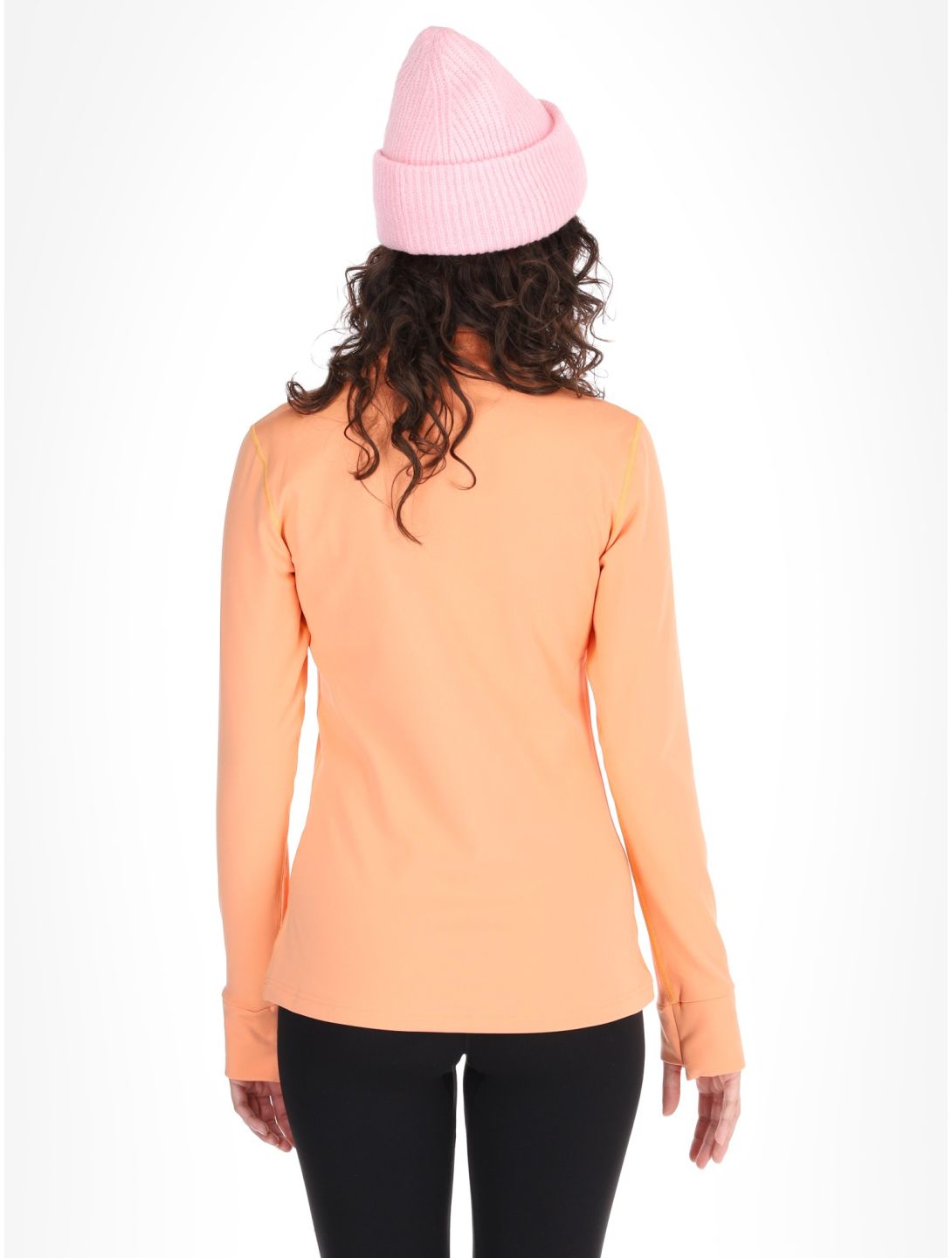 Poederbaas, Arctic pull de ski femmes Apricot orange 