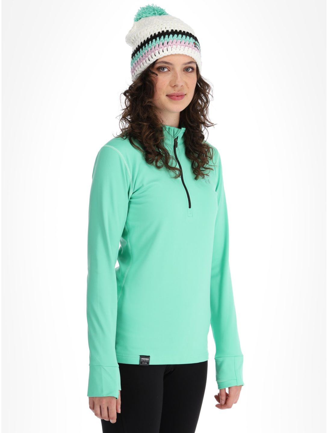 Poederbaas, Arctic pull de ski femmes Green vert 