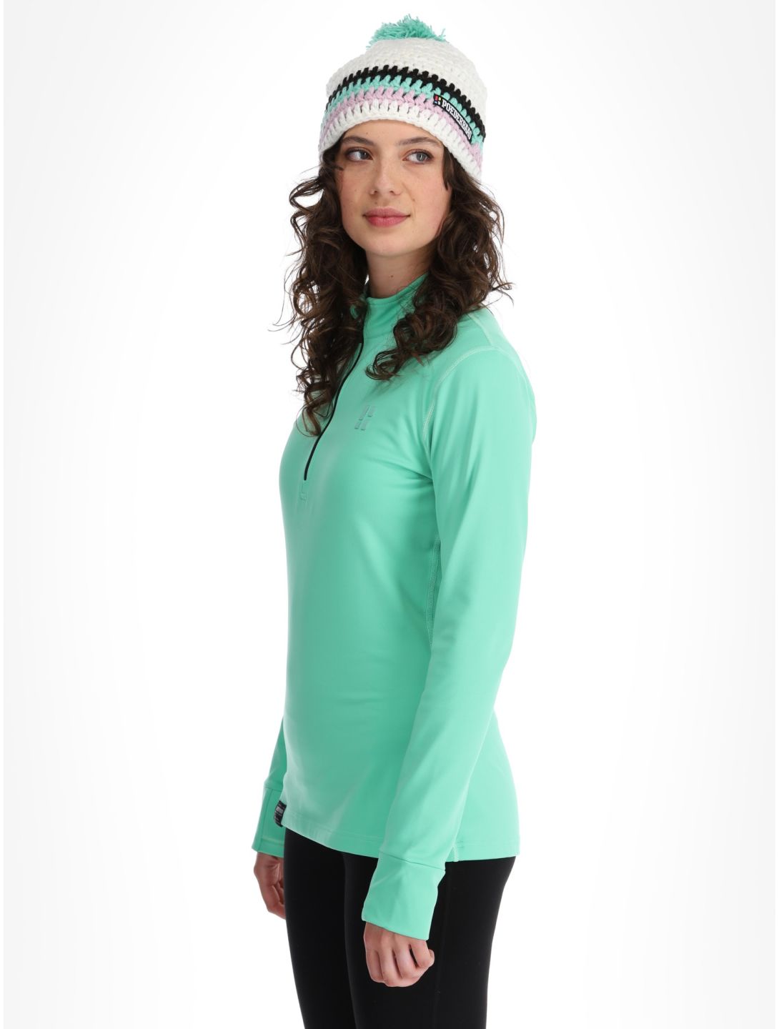 Poederbaas, Arctic pull de ski femmes Green vert 