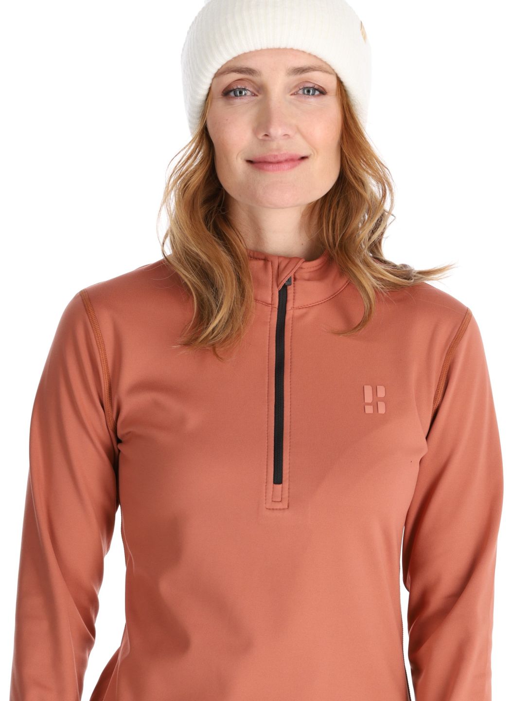 Poederbaas, Arctic pull de ski femmes Terracotta brun 