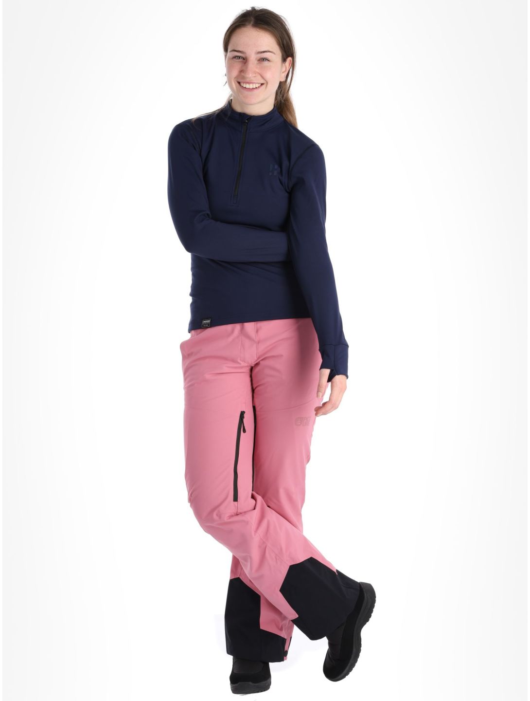 Poederbaas, Arctic pull de ski femmes Navy bleu 