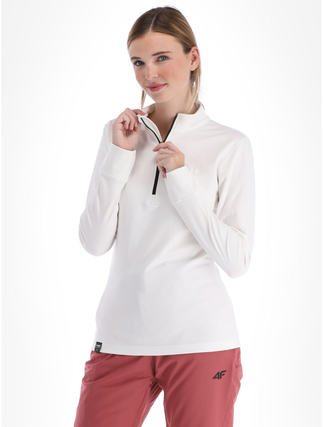 Poederbaas, Arctic pull de ski femmes White blanc 