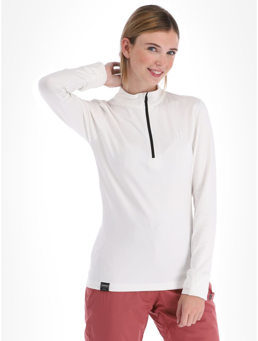 Poederbaas, Arctic pull de ski femmes White blanc 