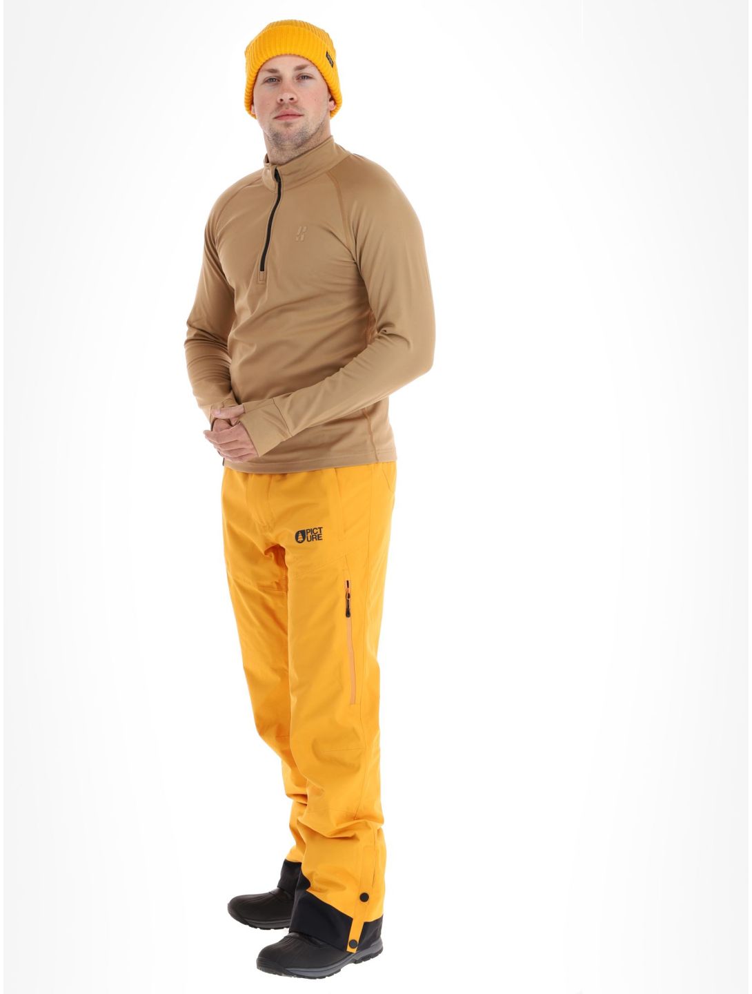 Poederbaas, Arctic pull de ski hommes Sand beige 